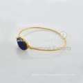 Wholesale 925 Sterling Silver Gold Plated Bezel Bracelets, Natural Best Quality Gemstone Bezel Bracelets Exporters